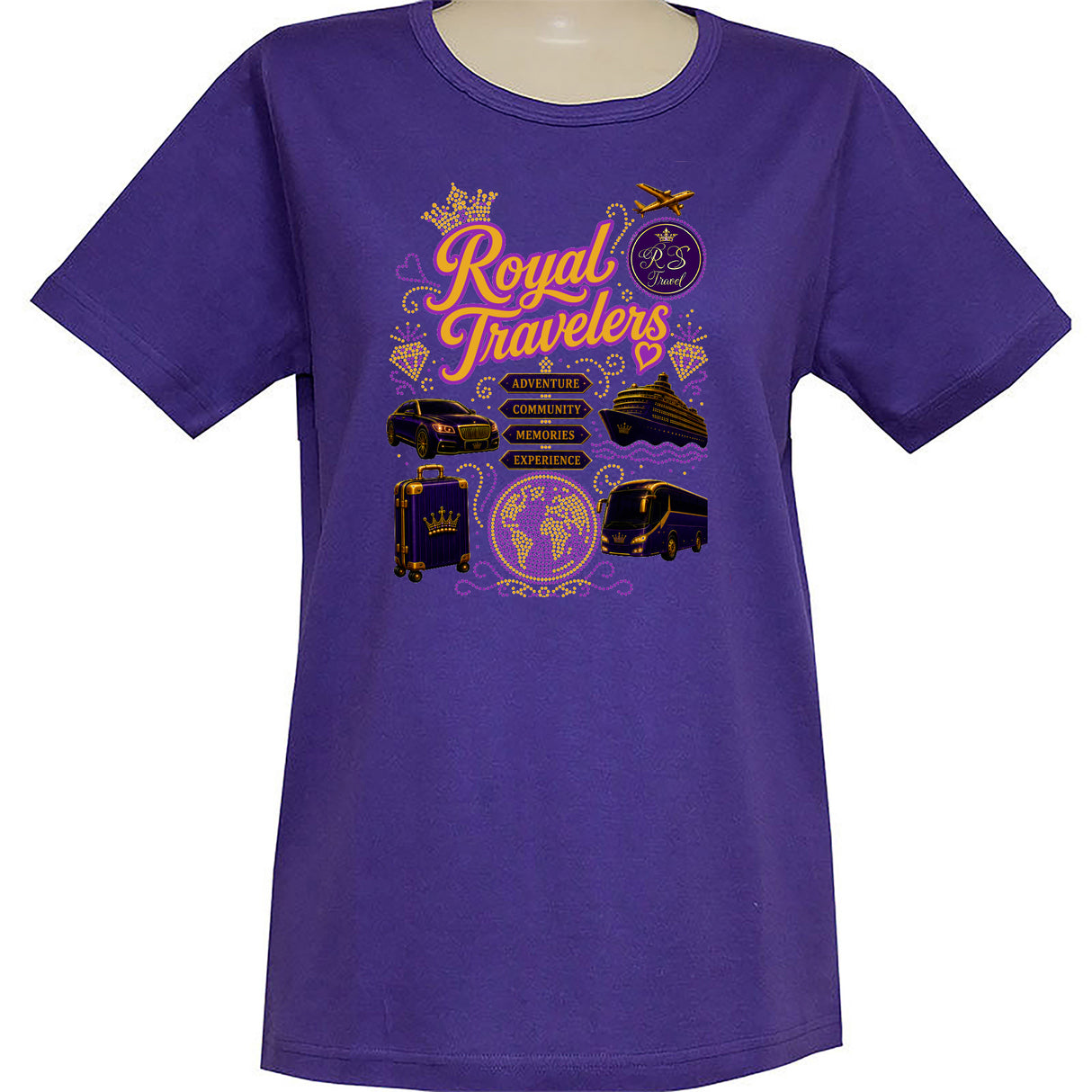Royal Travelers Short Sleeve Scoop Neck