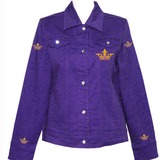 Royals Denim Purple Jacket
