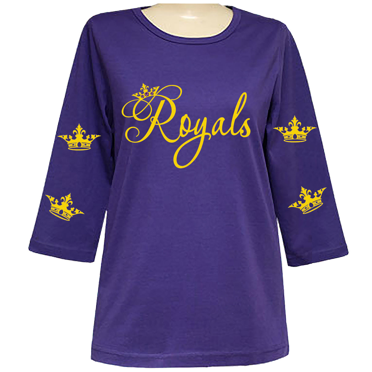 Royals  3/4 Scoop Classic Shirt