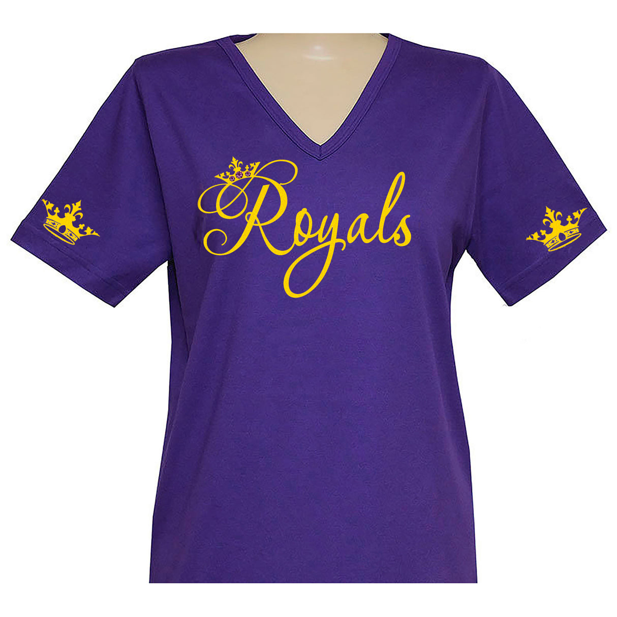 Royals Short Sleeve V Neck