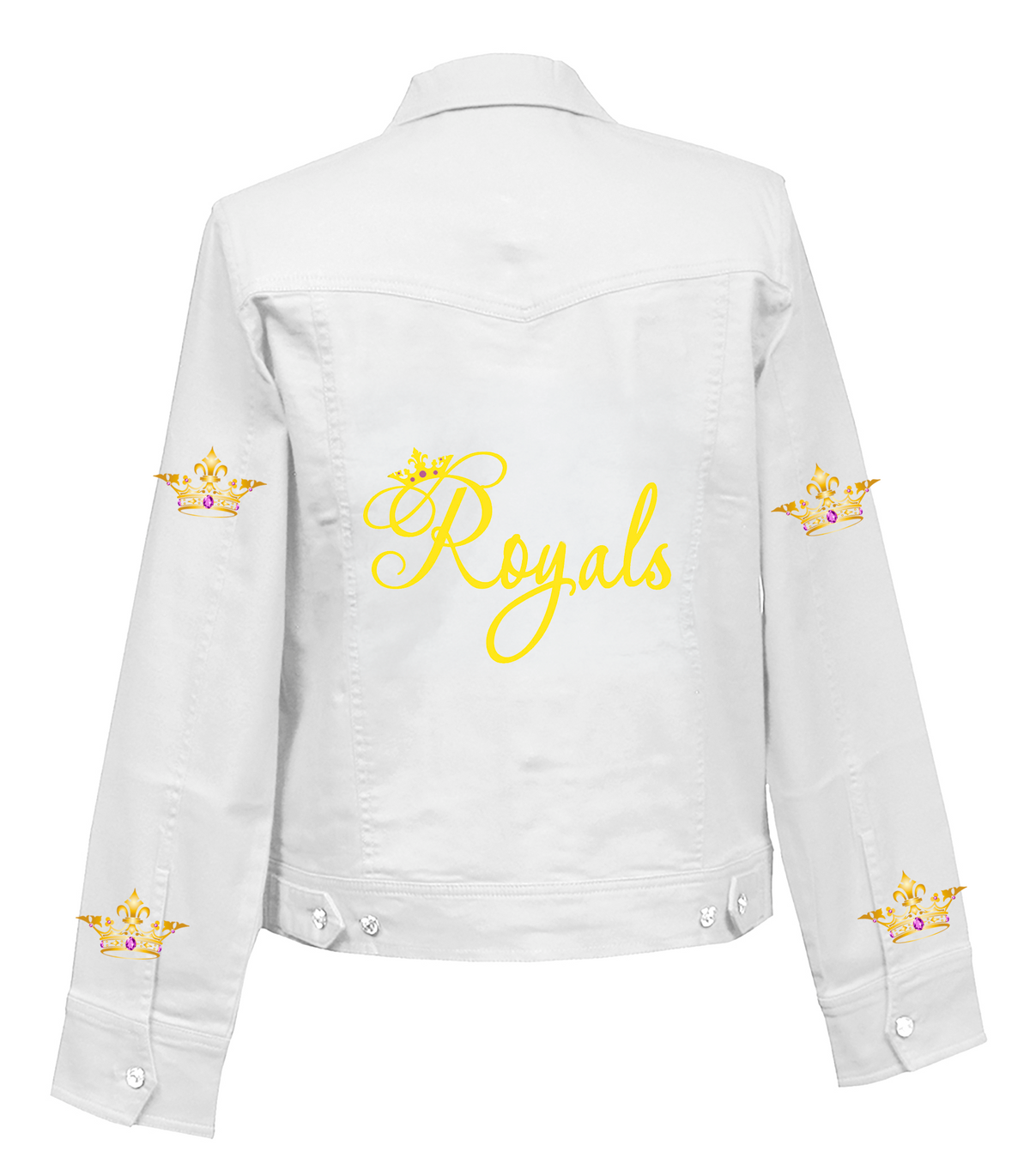 Royals Denim White Jacket