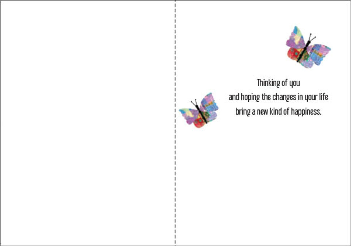 Without Change Sympathy Card