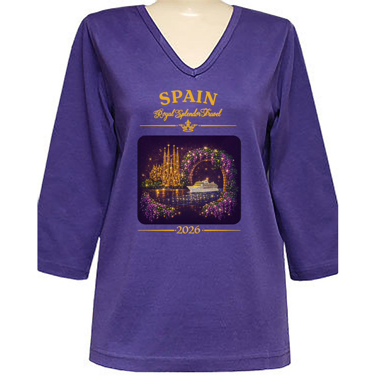 Spain 3/4 V-Neck Classic