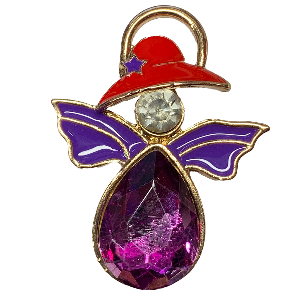 Angel Red Hat Pin