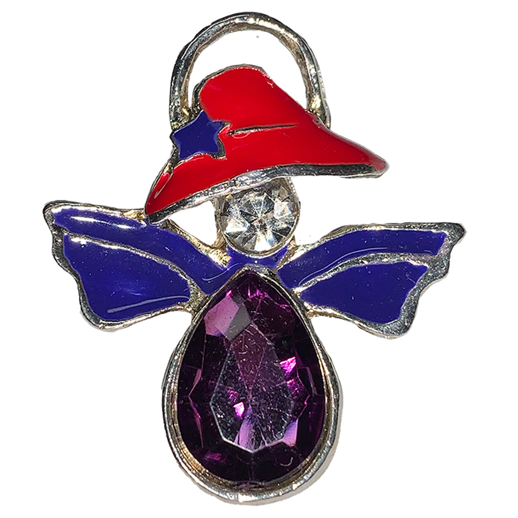 Angel Red Hat Pin