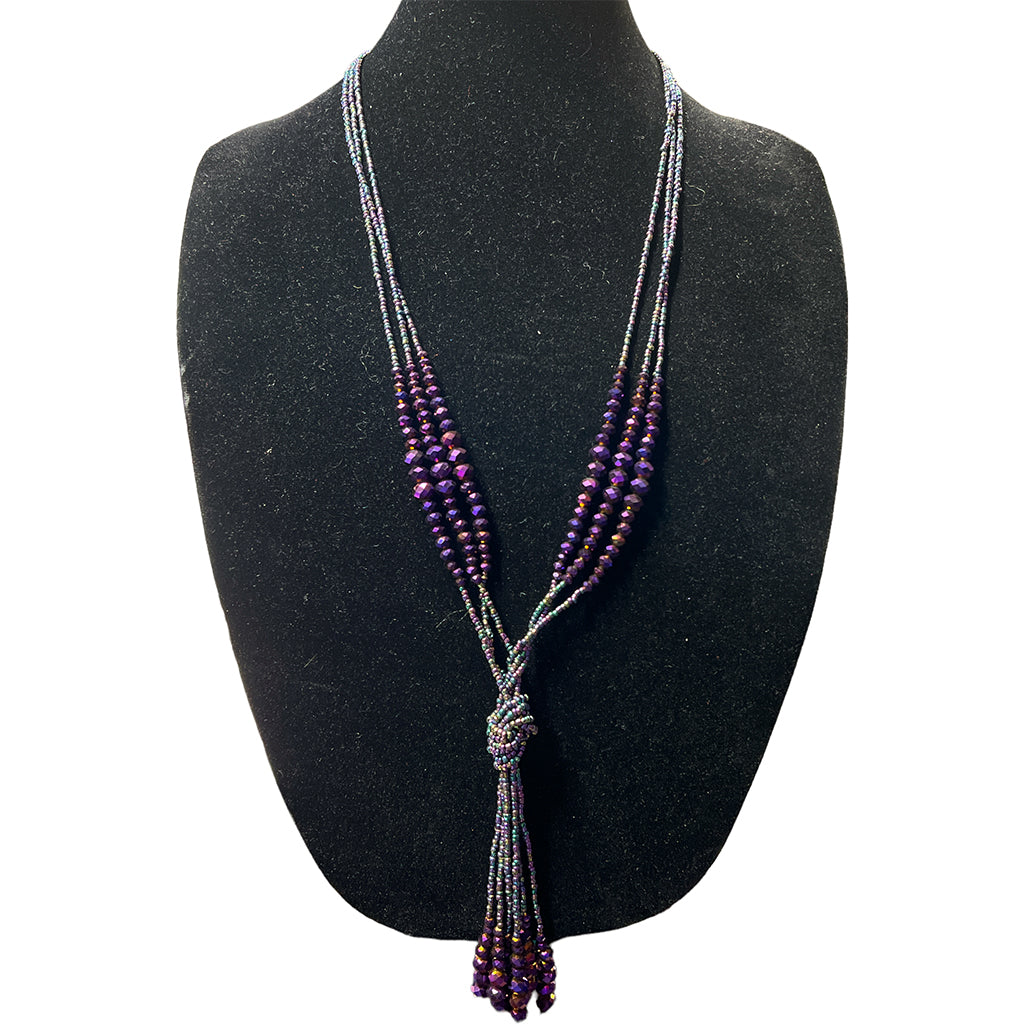 Sarah Glass Beaded Necklace