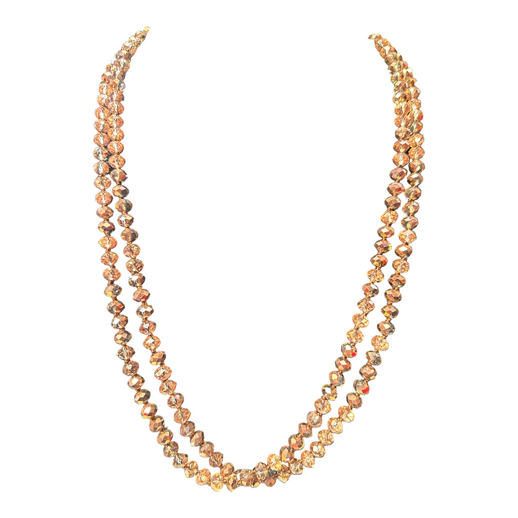 Greta Glass Beaded Necklace