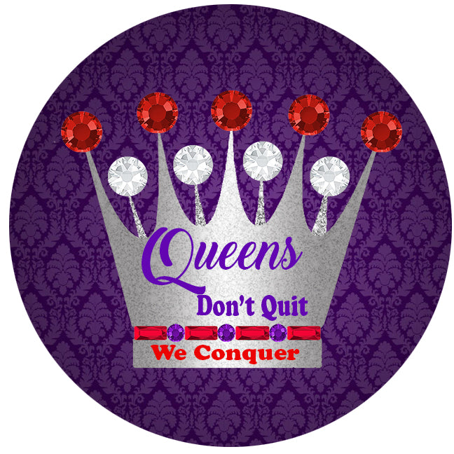 Royal Conquer Button Pins