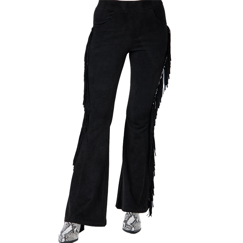 Sally Suede Fringe Pant