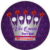 Royal Conquer Button Pins