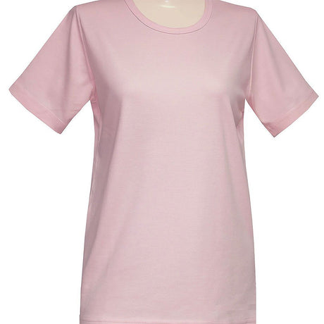 Blank Short Sleeve Pink or Lavender Classic Scoop Apparel Las Olas International Fashion M Pnk Scoop