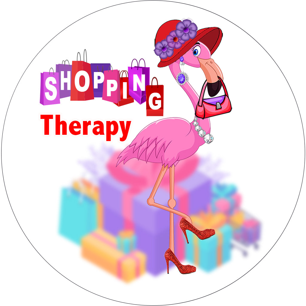 Flo M Ingo Shopping Button Pin