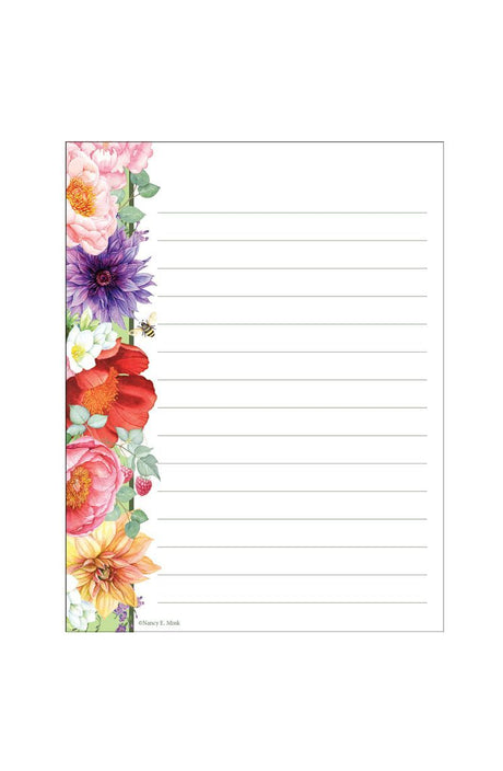 Floral Note Pad Stationery It Takes Two 