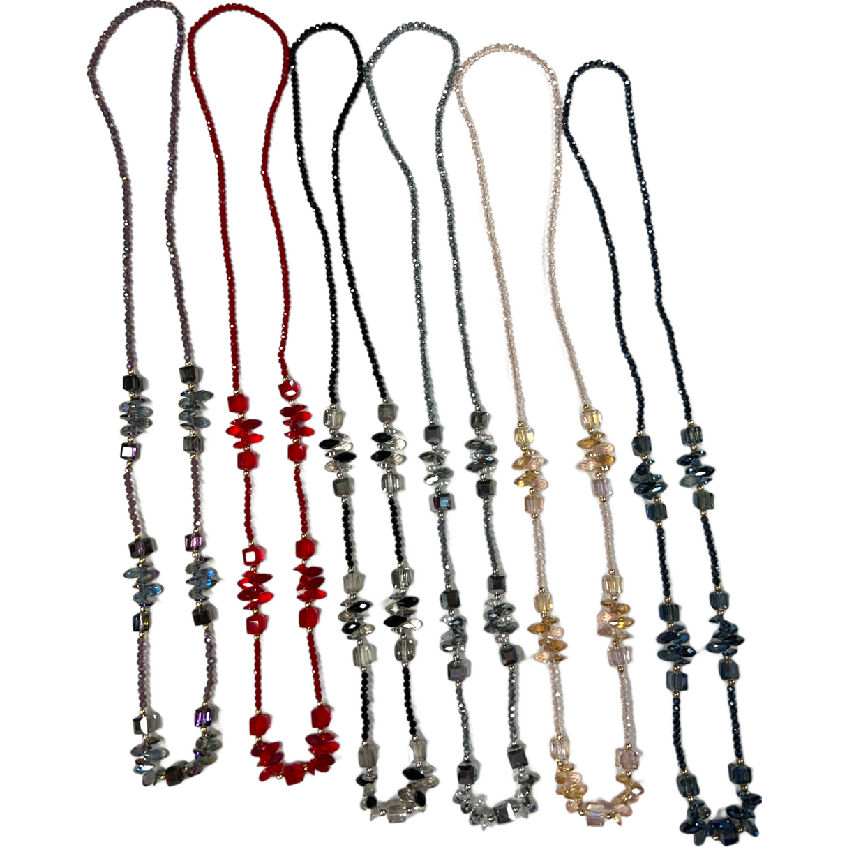 Carol Ann Glass Beaded Neclace Sets