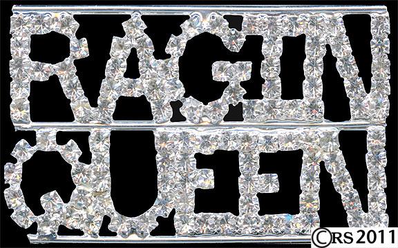 Ragin Queen Rhinestone Pin Rhinestone Pin Brooch Bling 